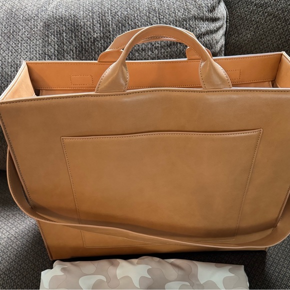 Tan Leather Tote Bag - Picture 6 of 10